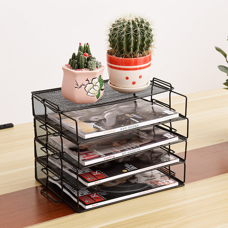 Range-dossiers vertical – noir ou argent – vue 2