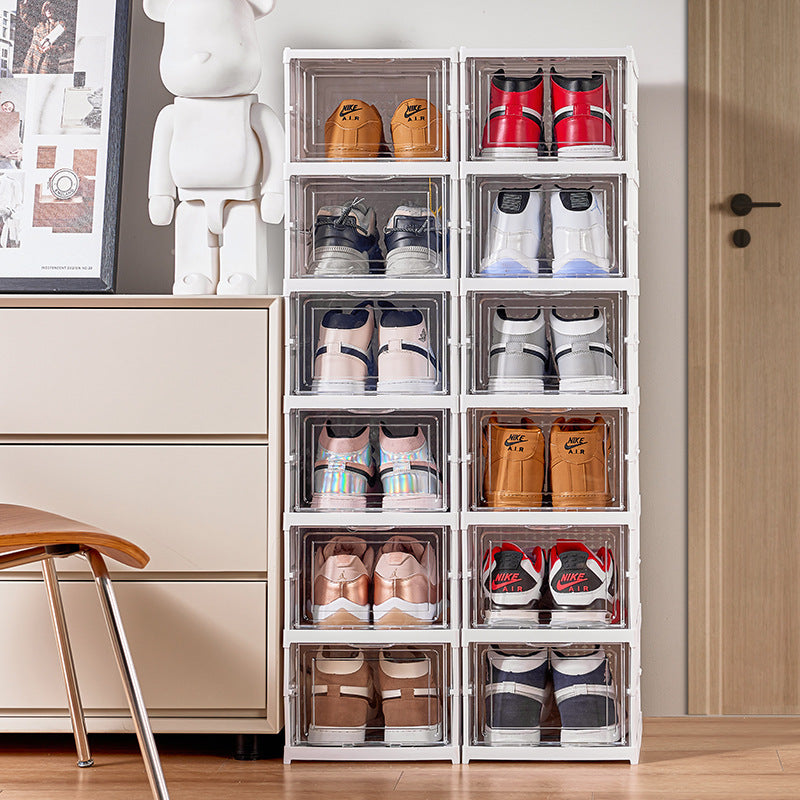 Meuble à chaussures pliable transparent – vue 2