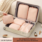 Pochettes de rangement pour valise – lot de 4 ou 6 – vue 2