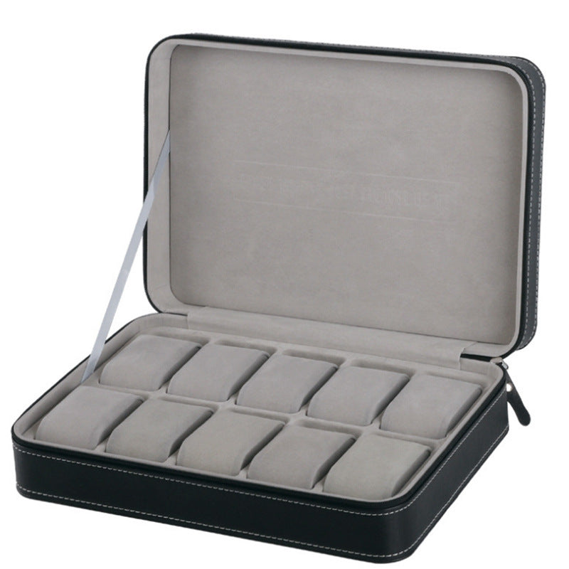 Étui de rangement pour montres – 10 ou 12 emplacements – vue principale