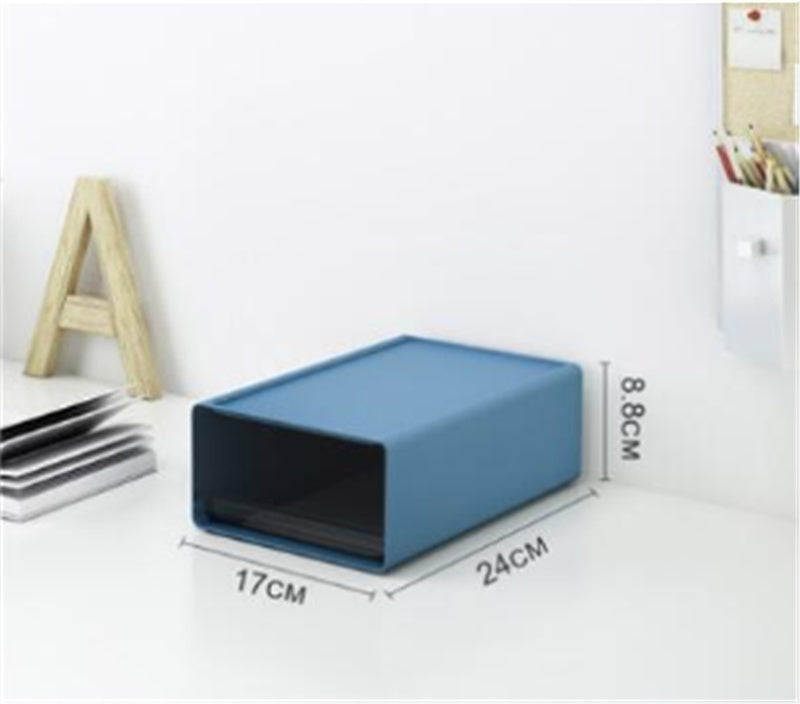 Boîte de rangement à tiroirs empilable – 2 tailles – vue 4