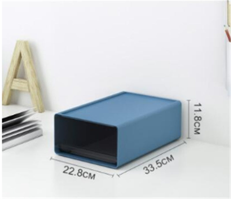 Boîte de rangement à tiroirs empilable – 2 tailles – vue 9