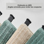 Porte-serviettes mural rotatif en aluminium – vue 4