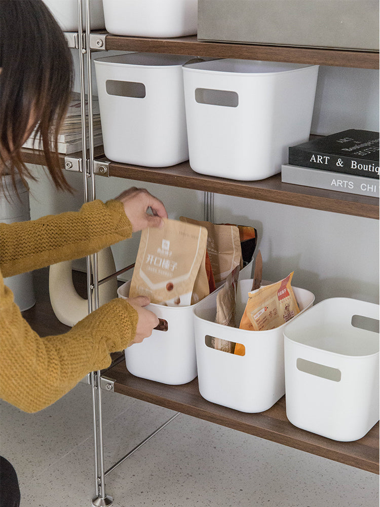 Bac de rangement compact pour bureau et étagère – vue 3