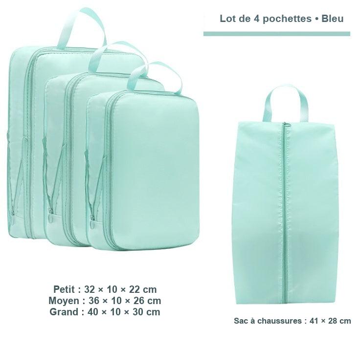 Pochettes de rangement pour valise – lot de 4 ou 6 – vue 12