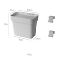 Bac mural compact avec couvercle anti-odeurs – vue 5