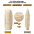 Pochettes de rangement pour valise – lot de 4 ou 6 – vue 4