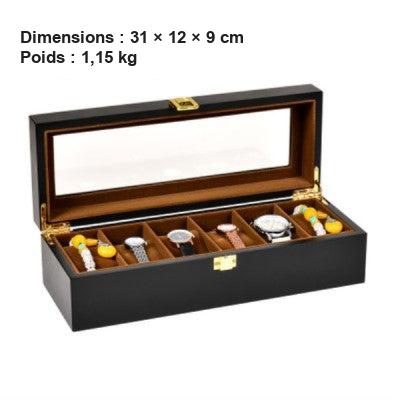 Boîte de rangement et présentation pour montres – vue 5