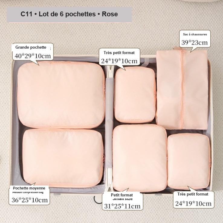 Pochettes de rangement pour valise – lot de 4 ou 6 – vue 8