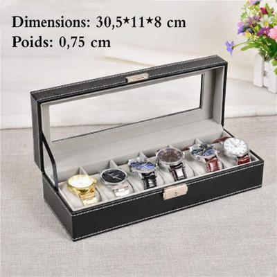 Boîte de rangement et présentation pour montres – vue 3