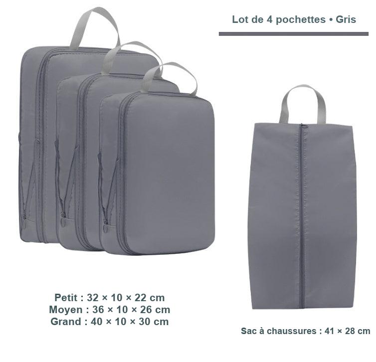Pochettes de rangement pour valise – lot de 4 ou 6 – vue 11