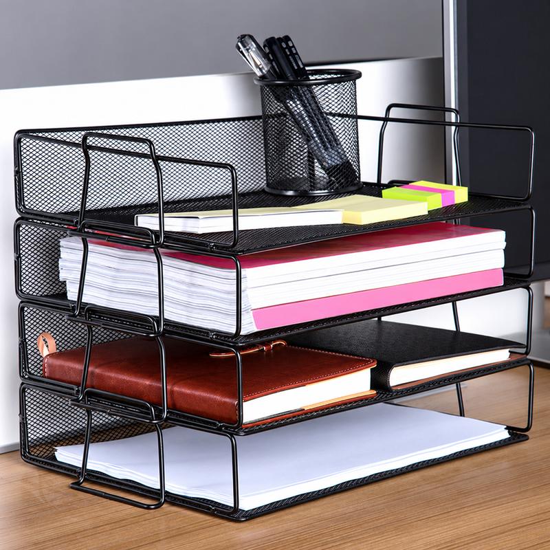 Range-dossiers vertical – noir ou argent