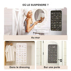 Rangement suspendu double face 80 compartiments – vue 4