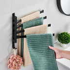 Porte-serviettes mural rotatif en aluminium – vue principale