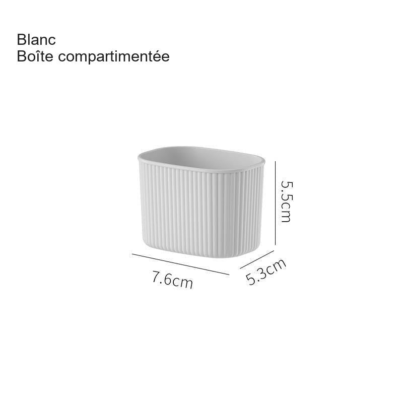 Boîte de rangement compartimentée pour salle de bain – vue 5