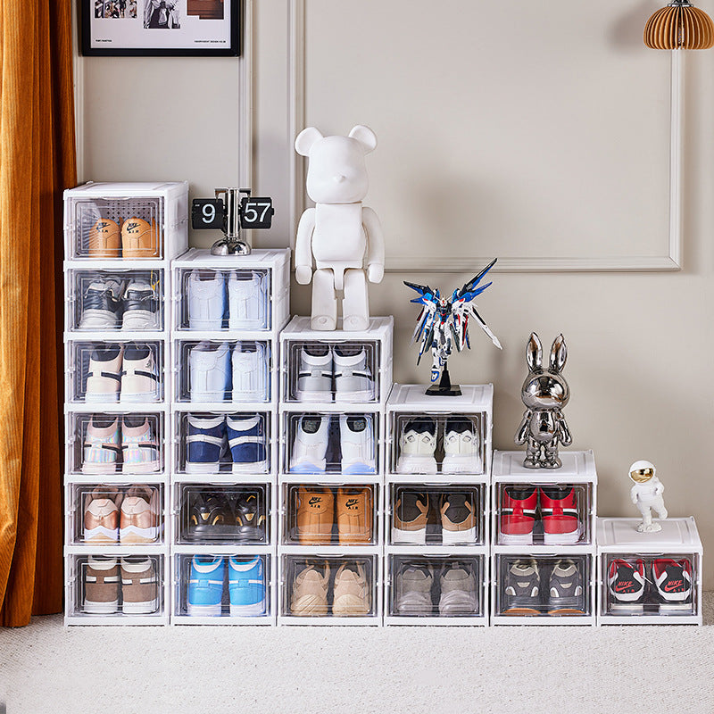 Meuble à chaussures pliable transparent – vue 3