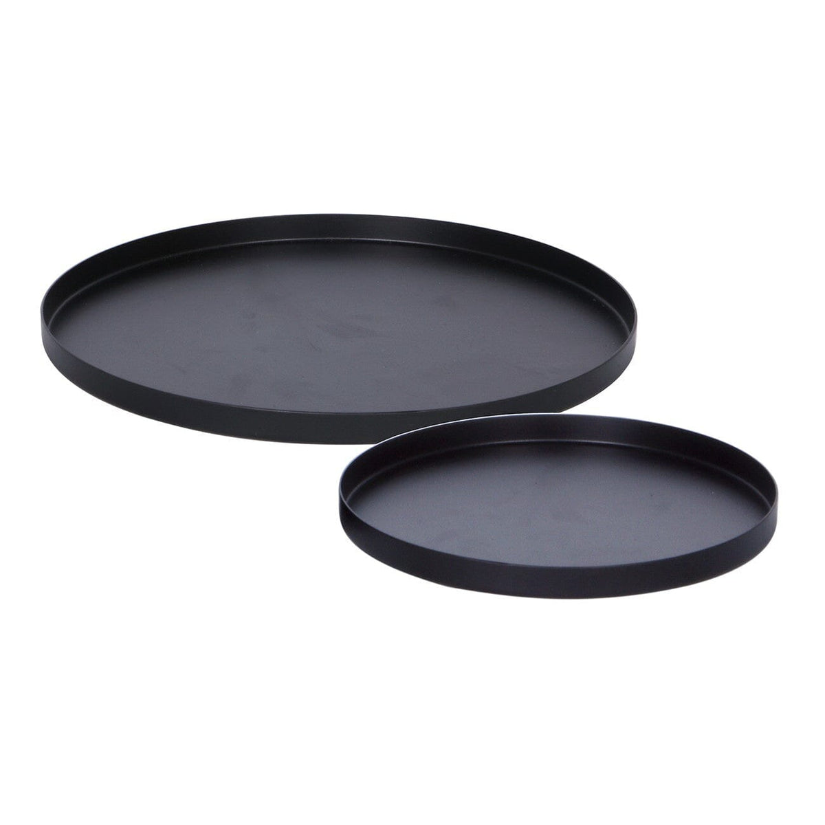 Plateau vide-poche rond en inox noir – vue 7
