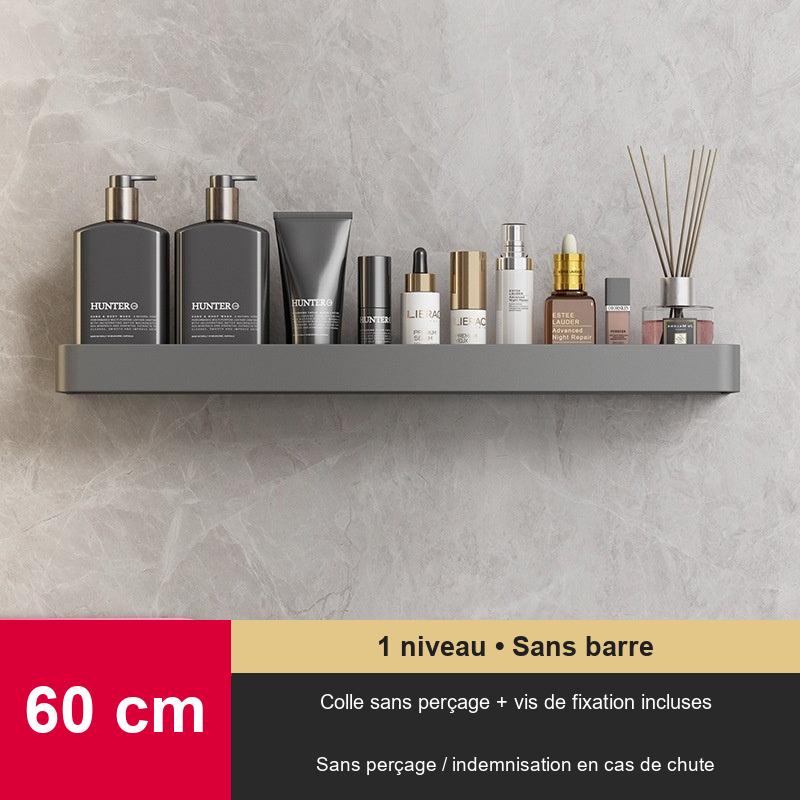 Étagère murale de salle de bain sans perçage – vue 7