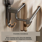 Porte-serviettes à ventouses sans perçage – plusieurs tailles – visuel 5/12