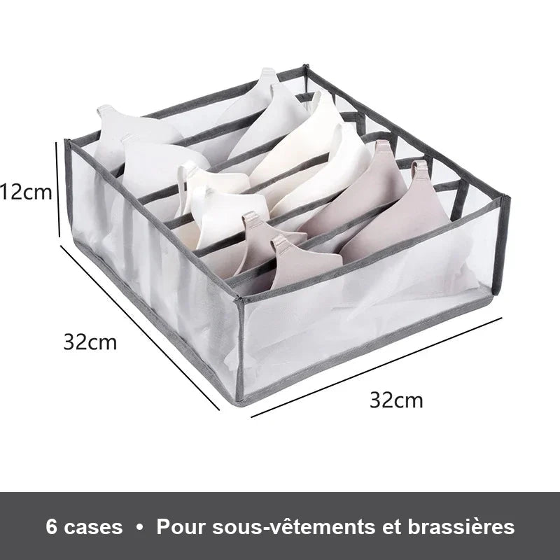 Organiseur textile de tiroir pour sous-vêtements et chaussettes – visuel 25/35