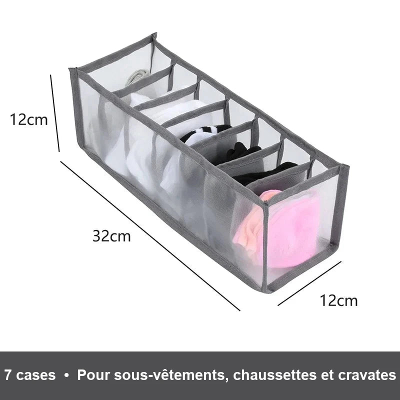 Organiseur textile de tiroir pour sous-vêtements et chaussettes – visuel 23/35