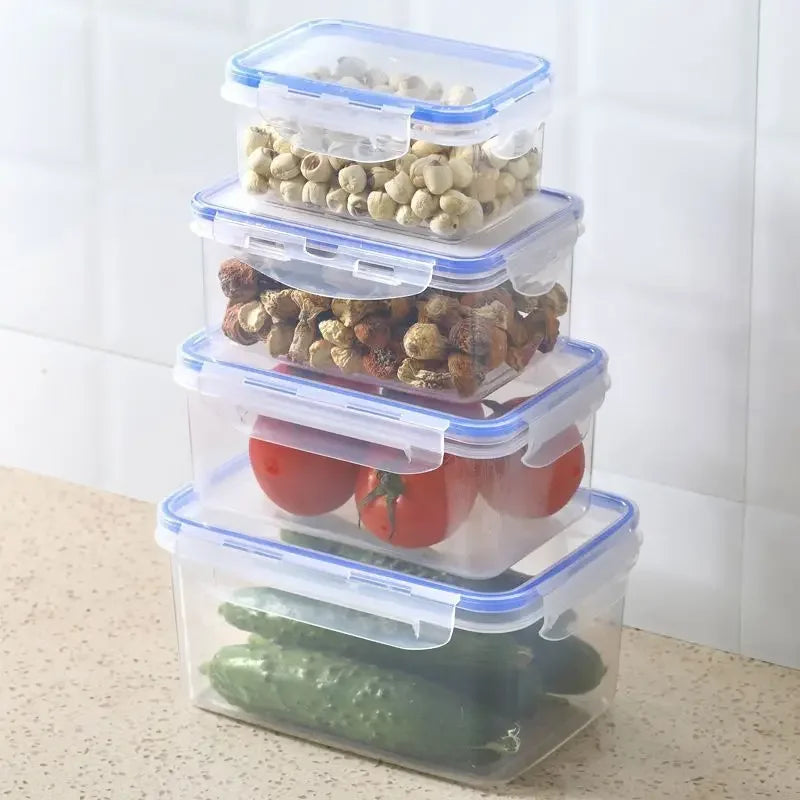 Boîte de rangement avec couvercle pour réfrigérateur – Orgamania