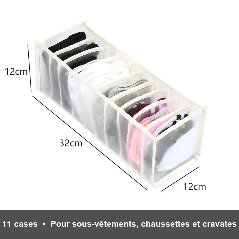 Organiseur textile de tiroir pour sous-vêtements et chaussettes – visuel 21/35