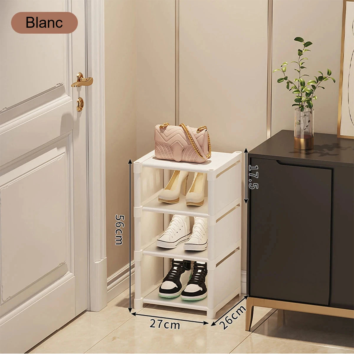 Étagère à chaussures étroite – gain de place – visuel 19/19