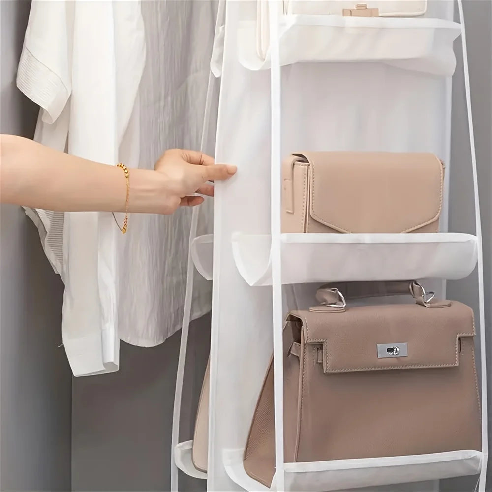 Organiseur suspendu pour sacs à main – dressing – visuel 2/12