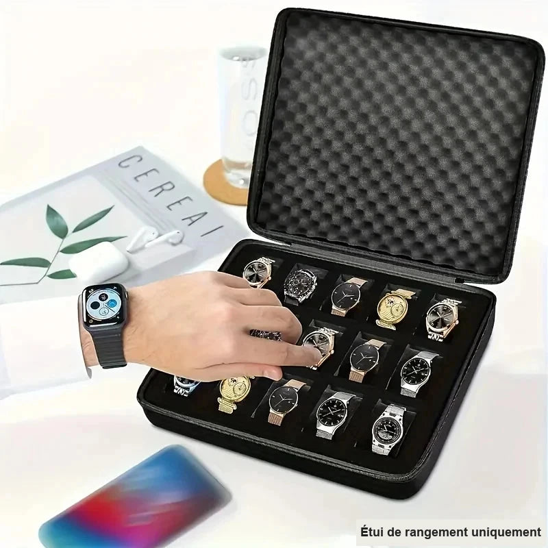 Coffret de rangement pour montres – noir – visuel 5/7