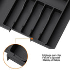 Range-couverts ajustable pour tiroir de cuisine – visuel 4/9