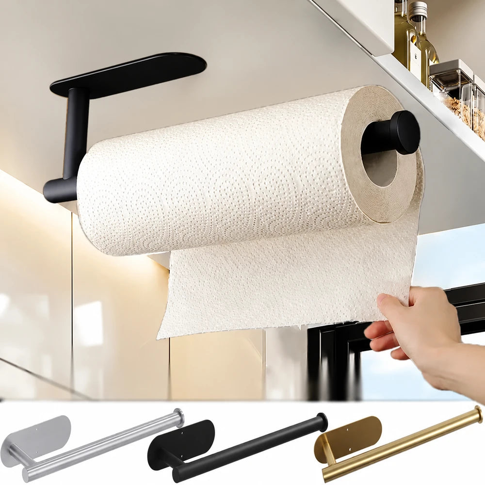 Porte-rouleau adhésif pour cuisine et salle de bain – Orgamania