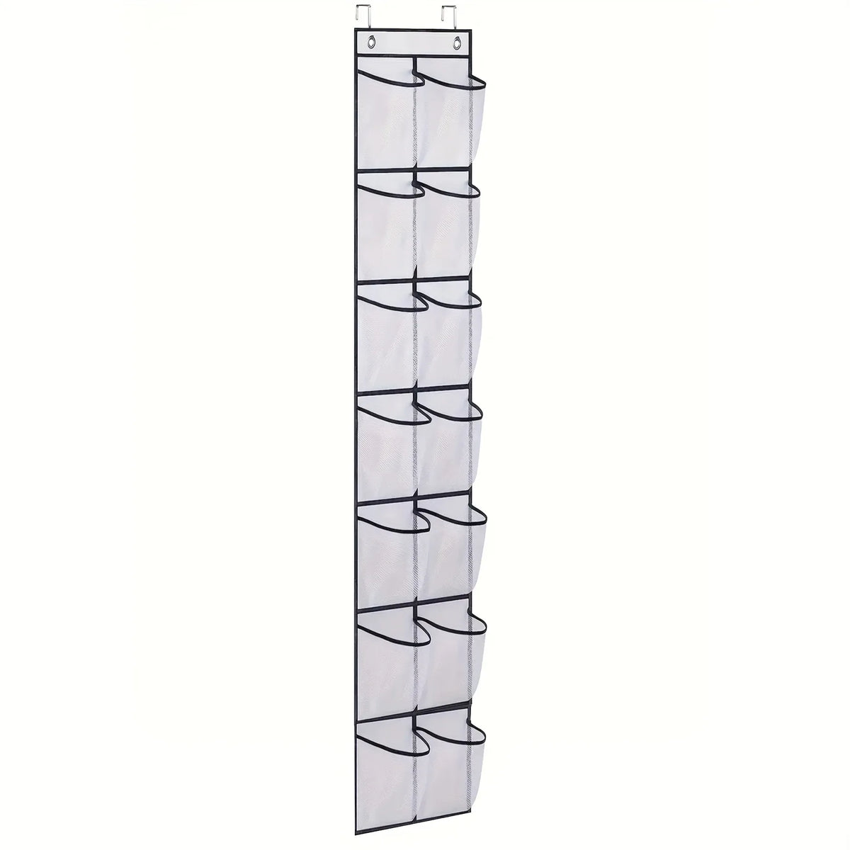 Range-chaussures suspendu derrière une porte – multipoche – visuel 7/11
