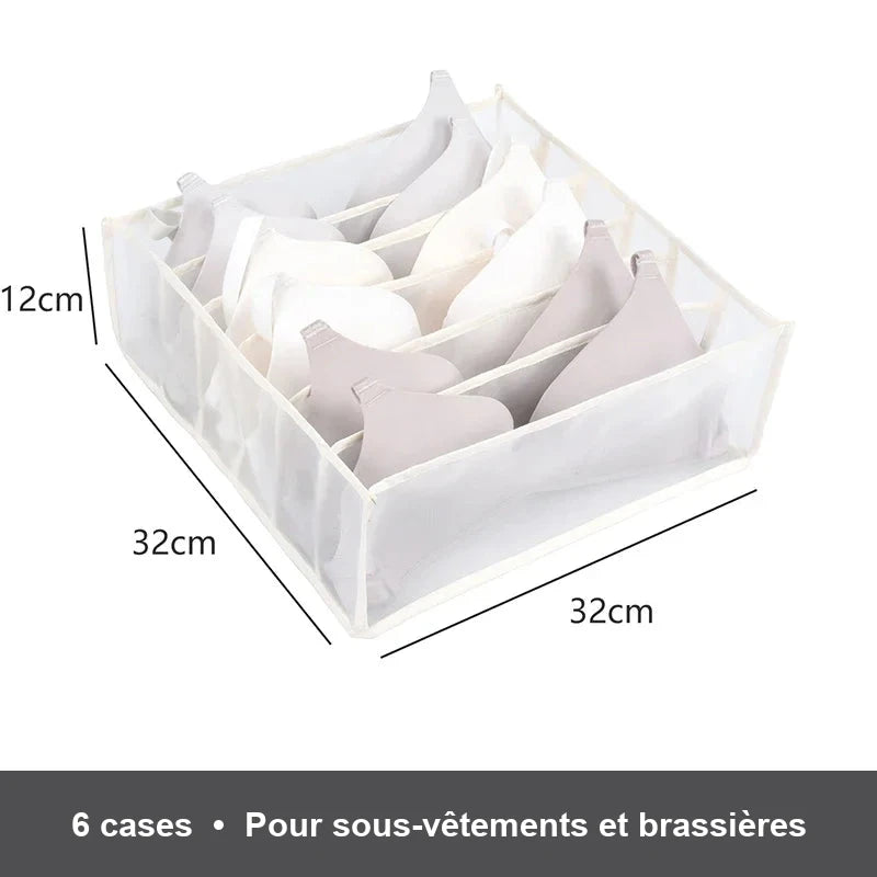 Organiseur textile de tiroir pour sous-vêtements et chaussettes – visuel 28/35