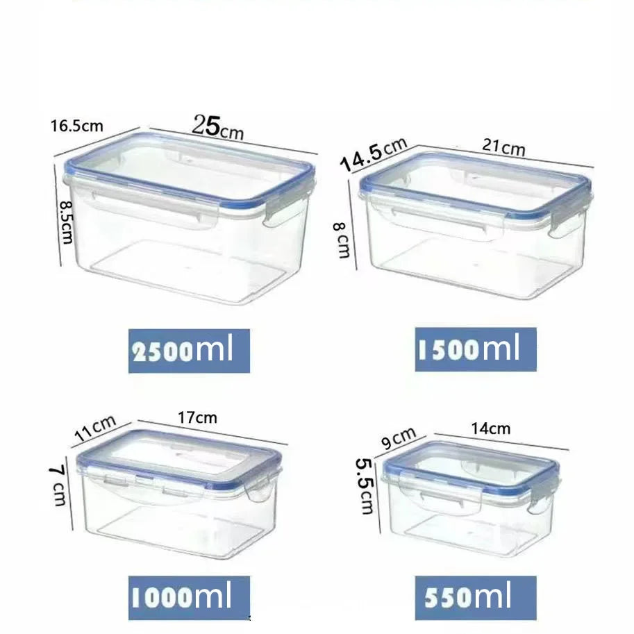 Boîte de rangement pour réfrigérateur avec couvercle – visuel 7/7