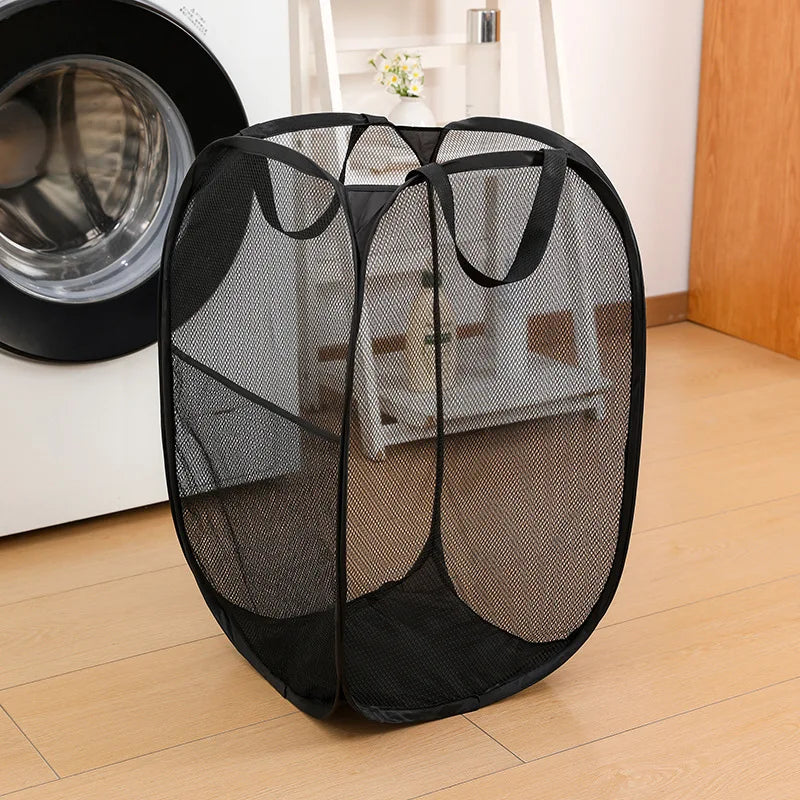 Panier à linge pliable en maille – visuel 8/9