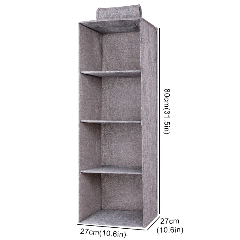 Organiseur suspendu pour dressing – tiroirs textiles – visuel 13/14