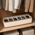 Organiseur de ceintures à compartiments pour dressing – visuel 4/9