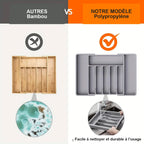 Range-couverts ajustable pour tiroir de cuisine – visuel 5/9