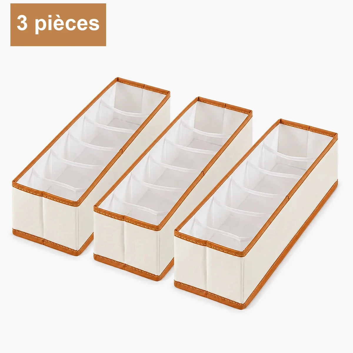 Organiseur de ceintures à compartiments pour dressing – visuel 8/9