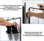 Range-chaussures suspendu derrière une porte – multipoche – visuel 3/11