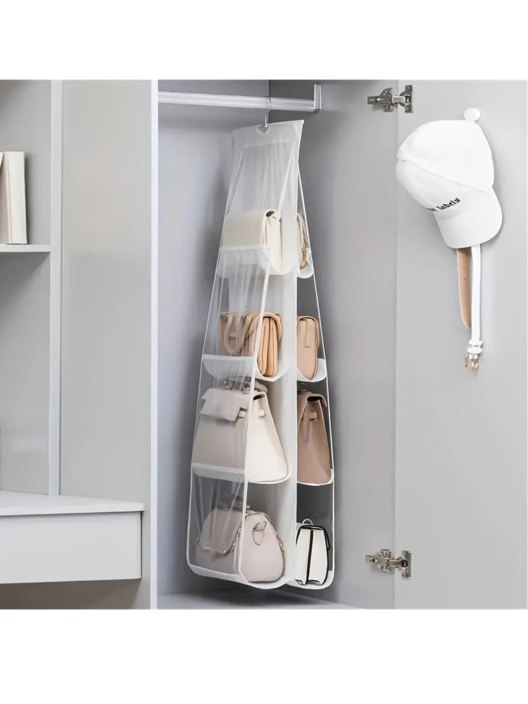 Organiseur suspendu pour sacs à main – dressing – visuel 11/12