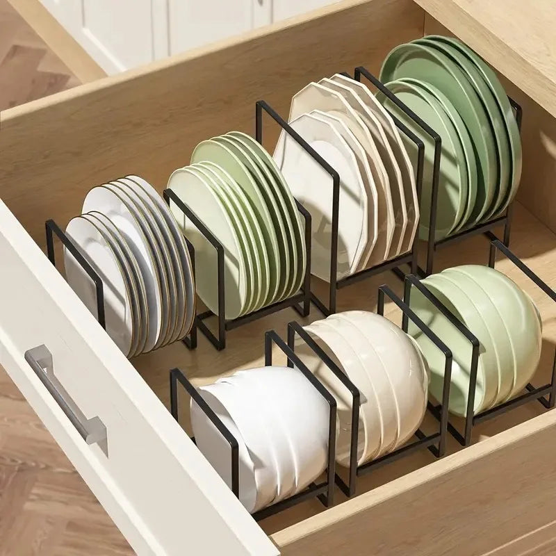 Range-assiettes métallique pour placard ou plan de travail – visuel 5/7