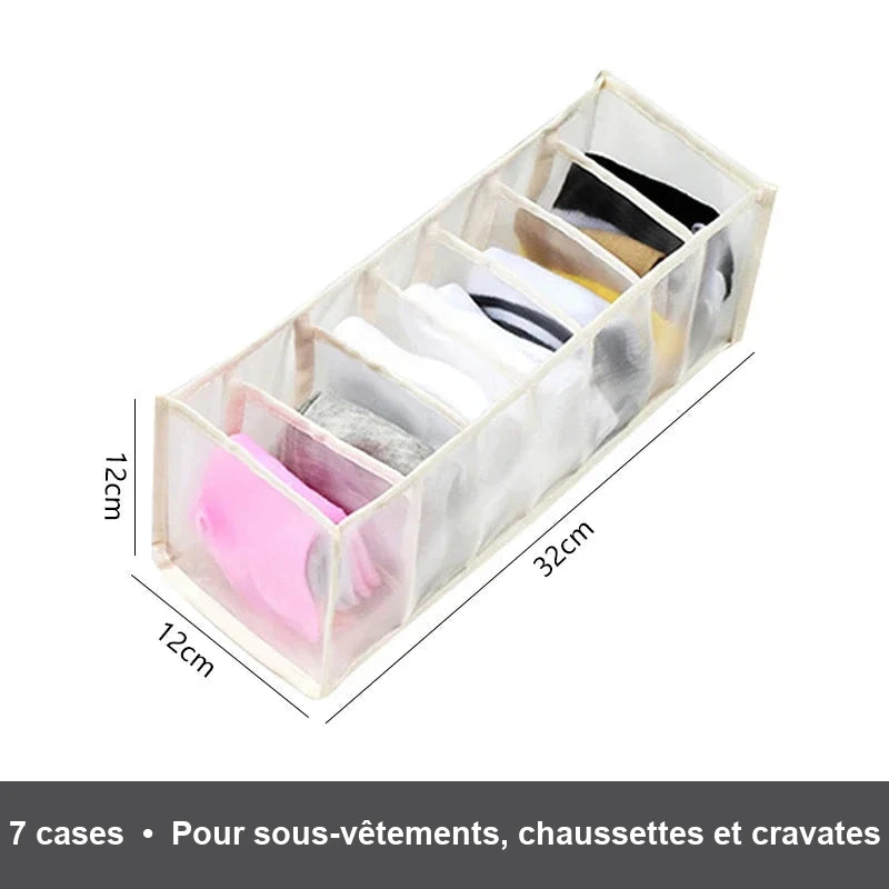 Organiseur textile de tiroir pour sous-vêtements et chaussettes – visuel 10/35