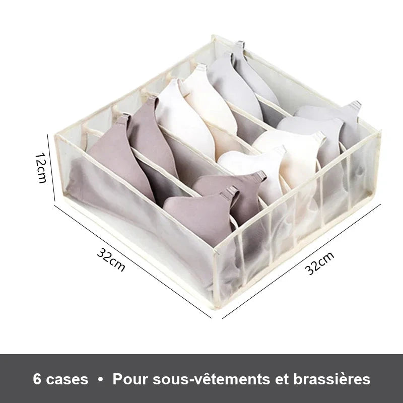 Organiseur textile de tiroir pour sous-vêtements et chaussettes – visuel 12/35