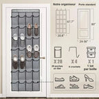 Range-chaussures suspendu derrière une porte – multipoche – visuel 6/11