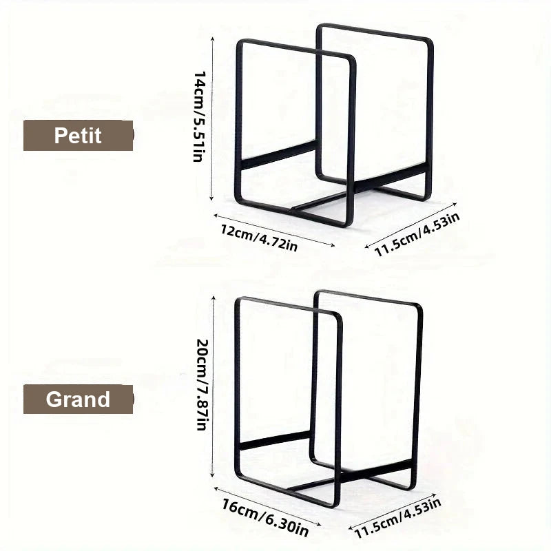 Range-assiettes métallique pour placard ou plan de travail – visuel 2/7