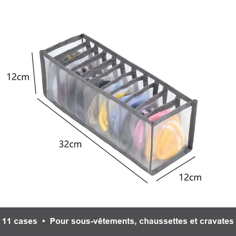 Organiseur textile de tiroir pour sous-vêtements et chaussettes – visuel 14/35