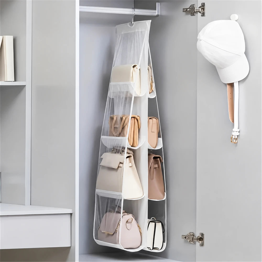 Rangement suspendu pour sacs à main de dressing – Orgamania