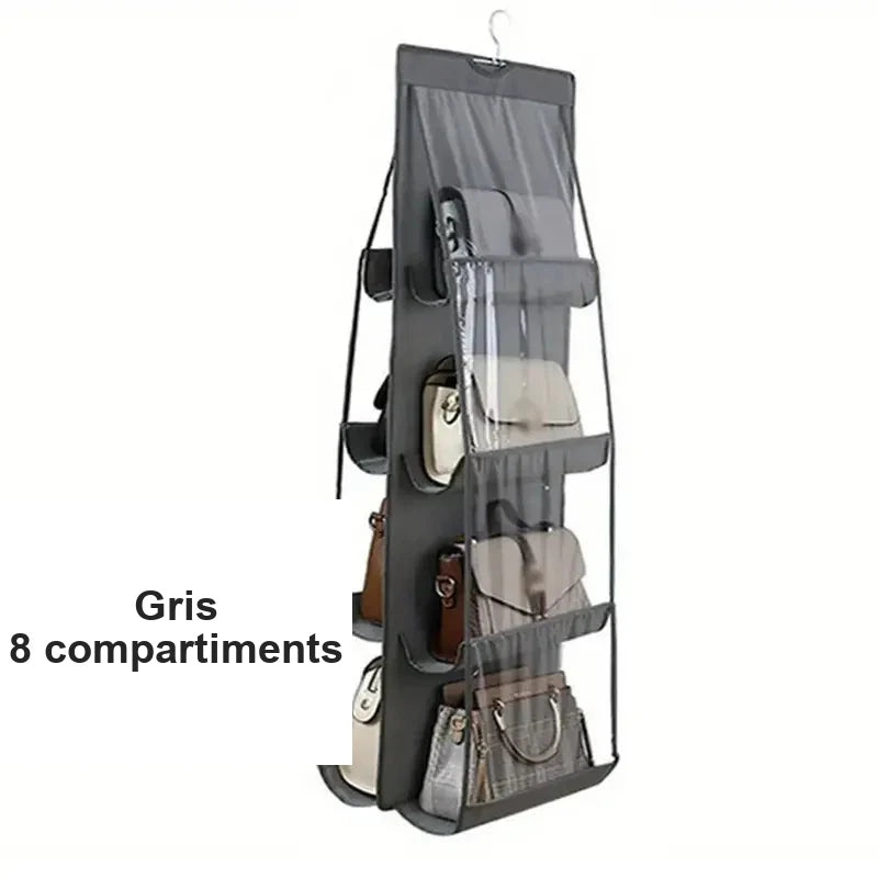 Organiseur suspendu pour sacs à main – dressing – visuel 7/12